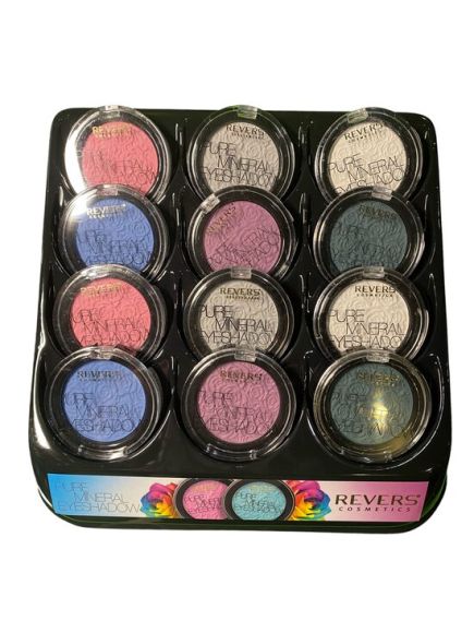 Fard de pleoape monocolor, Mineral Pure, Setul 3, mixt de 12 bucati, nuante mate Engros Fard de pleoape monocolor, Mineral Pure, Setul 3, mixt de 12 bucati, nuante mate Engros