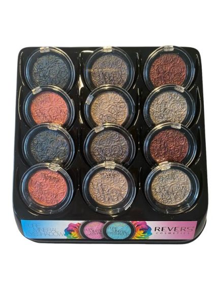 Fard de pleoape monocolor, Mineral Pure, Setul 4, mixt de 12 bucati, nuante sidefate Engros Fard de pleoape monocolor, Mineral Pure, Setul 4, mixt de 12 bucati, nuante sidefate Engros