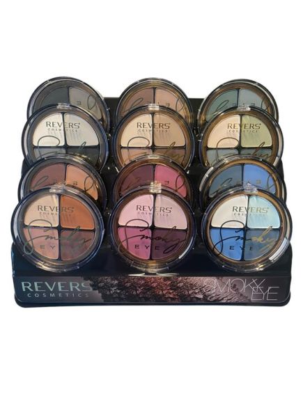 Fard de pleoape Smoky Eyes, Revers, set de 12 bucati combinate, mate Engros Fard de pleoape Smoky Eyes, Revers, set de 12 bucati combinate, mate Engros