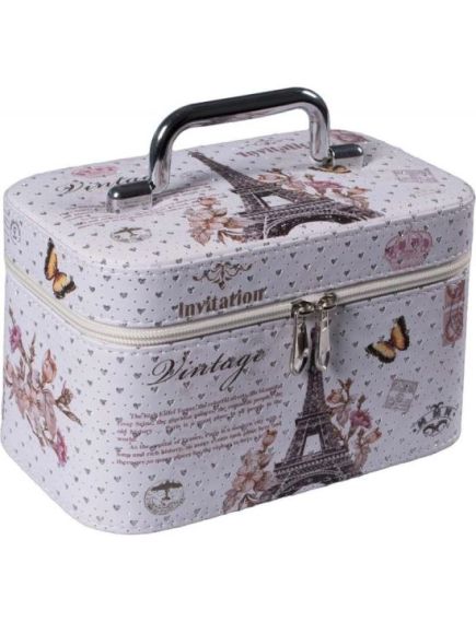 Gentuta pentru cosmetice Paris Eiffel Top Choice 98796, 25x17x20 cm Engros Gentuta pentru cosmetice Paris Eiffel Top Choice 98796, 25x17x20 cm Engros