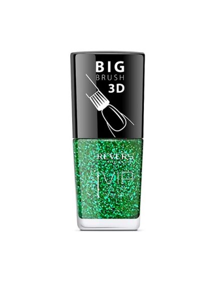 Lac de unghii Vip, 3D, Revers, sclipici verde, 12 ml, Nr 202 Engros Lac de unghii Vip, 3D, Revers, sclipici verde, 12 ml, Nr 202 Engros
