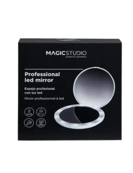 Oglinda cosmetica cu iluminare Magic Studio MS70010, 12 cm diametru Engros Oglinda cosmetica cu iluminare Magic Studio MS70010, 12 cm diametru Engros