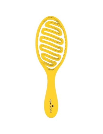 Perie de par parfumata Perfume Yellow Top Choice 64524, 23 cm Engros Perie de par parfumata Perfume Yellow Top Choice 64524, 23 cm Engros