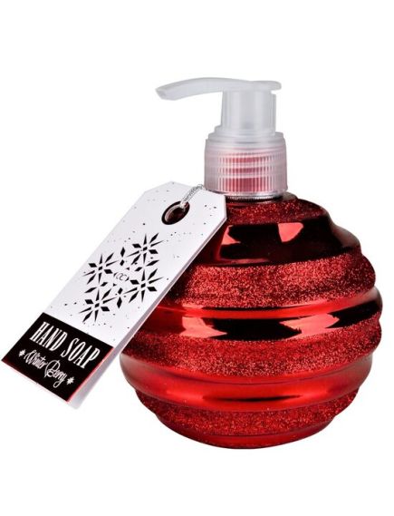 Sapun lichid cu dispenser SEASON'S Greetings, Accentra, 8158357, 320 ml, fructe de padure Engros Sapun lichid cu dispenser SEASON'S Greetings, Accentra, 8158357, 320 ml, fructe de padure Engros