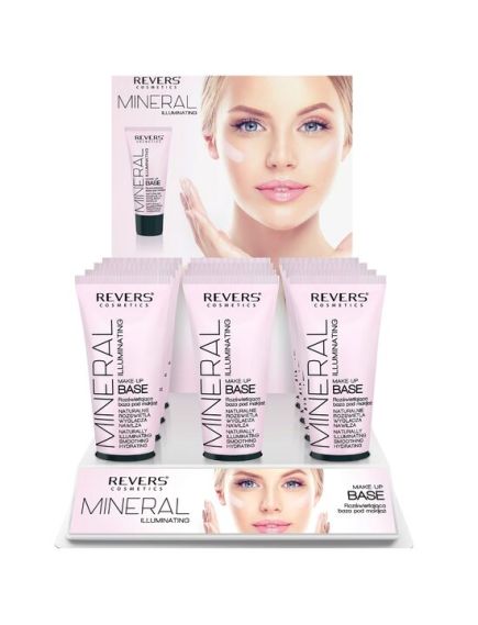 Set 12 bucati baza iluminatoare pentru machiaj cu minerale, Mineral Perfect, Revers, 30 ml Engros Set 12 bucati baza iluminatoare pentru machiaj cu minerale, Mineral Perfect, Revers, 30 ml Engros