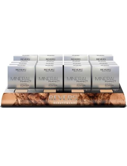 Set 16 bucati Pudra pentru fata, Compacta, Mineral Perfect, Revers, 8 g Engros Set 16 bucati Pudra pentru fata, Compacta, Mineral Perfect, Revers, 8 g Engros