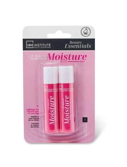 Set 2 balsam de buze cu hidratare intensa Moisture Rose Duo IDC Institute 42102, 4 g Engros Set 2 balsam de buze cu hidratare intensa Moisture Rose Duo IDC Institute 42102, 4 g Engros
