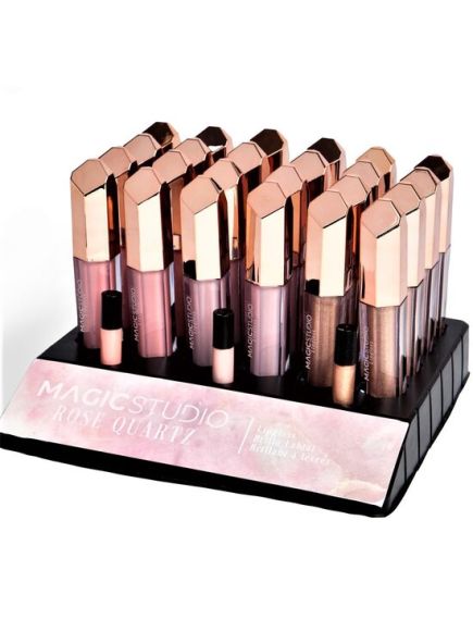 Set 24 bucati Luciu de buze Rose Quartz Magic Studio 50611, 5,5 ml Engros Set 24 bucati Luciu de buze Rose Quartz Magic Studio 50611, 5,5 ml Engros