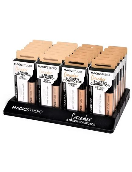 Set 24 bucati Perfect Match, anticearcan lichid 4 g si corector anti-acneic 2 g, Magic Studio Engros Set 24 bucati Perfect Match, anticearcan lichid 4 g si corector anti-acneic 2 g, Magic Studio Engros