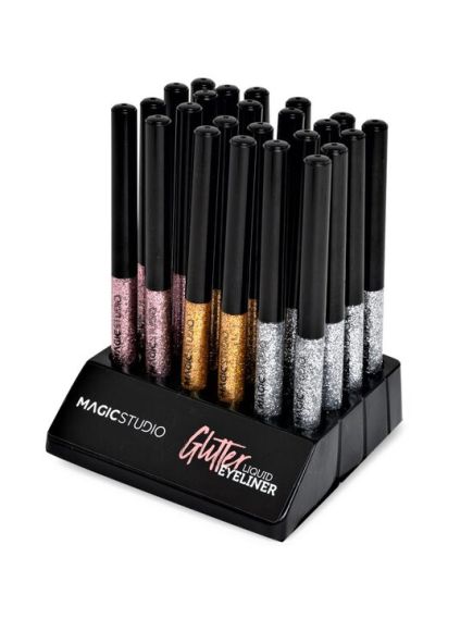 Set 24 Eyelinere liquid Glitter Magic Studio 24192, 3.5 ml Engros Set 24 Eyelinere liquid Glitter Magic Studio 24192, 3.5 ml Engros