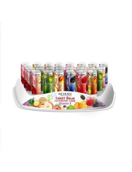 Set 30 bucati de balsam de buze Sweet Balm, diverse arome de fructe Engros Set 30 bucati de balsam de buze Sweet Balm, diverse arome de fructe Engros