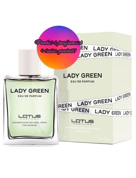 Set 4 Apa de parfum Lady Green, Revers, pentru femei, 100 ml + Tester 100 ml GRATUIT Engros Set 4 Apa de parfum Lady Green, Revers, pentru femei, 100 ml + Tester 100 ml GRATUIT Engros