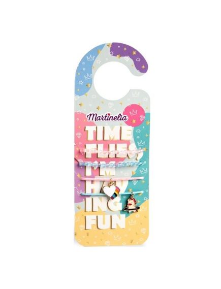 Set 4 bratari pentru fetite Time flies I'm having fun Martinelia 8901B Engros Set 4 bratari pentru fetite Time flies I'm having fun Martinelia 8901B Engros