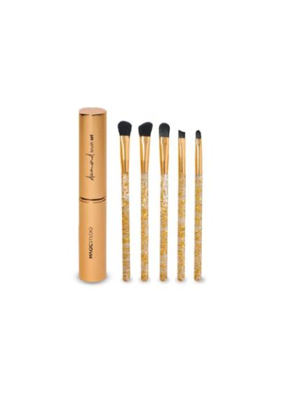 Set 5 pensule cosmetice si etui Diamond Shiny Look Magic Studio MS50592 Engros Set 5 pensule cosmetice si etui Diamond Shiny Look Magic Studio MS50592 Engros