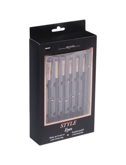 Set 6 pensule machiaj ochi si borseta Style Eyes Top Choice 38334 Engros Set 6 pensule machiaj ochi si borseta Style Eyes Top Choice 38334 Engros