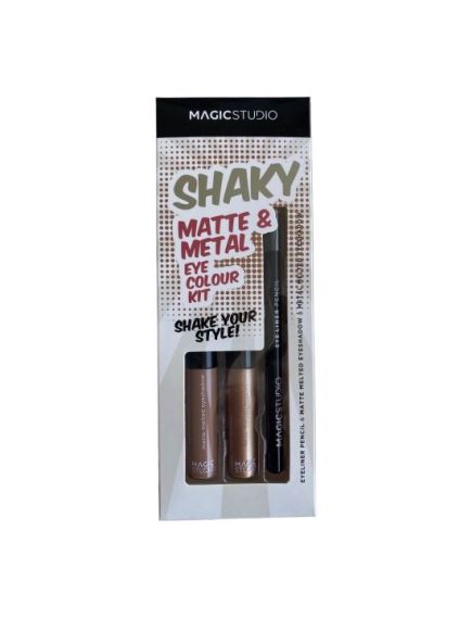 Set creion si fard lichid de pleoape Matte & Metal Magic Studio Nude 60751N2 Engros Set creion si fard lichid de pleoape Matte & Metal Magic Studio Nude 60751N2 Engros