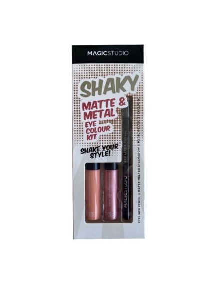 Set creion si fard lichid de pleoape Matte & Metal Magic Studio Roz 60751N1 Engros Set creion si fard lichid de pleoape Matte & Metal Magic Studio Roz 60751N1 Engros