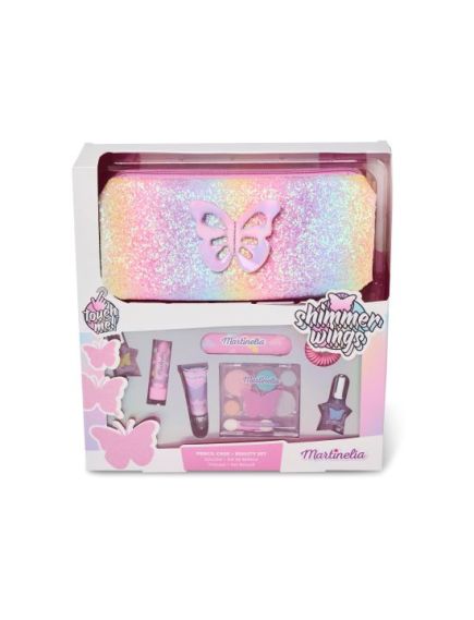 Set de frumusete si penar Shimmer Wings Pencil Case & Beauty Set Martinelia 30605 Engros Set de frumusete si penar Shimmer Wings Pencil Case & Beauty Set Martinelia 30605 Engros
