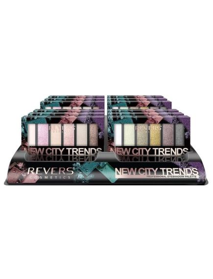 Set mix 12 farduri de pleoape New City Trends, Revers, nr 1, 2, 3, 4 Engros Set mix 12 farduri de pleoape New City Trends, Revers, nr 1, 2, 3, 4 Engros
