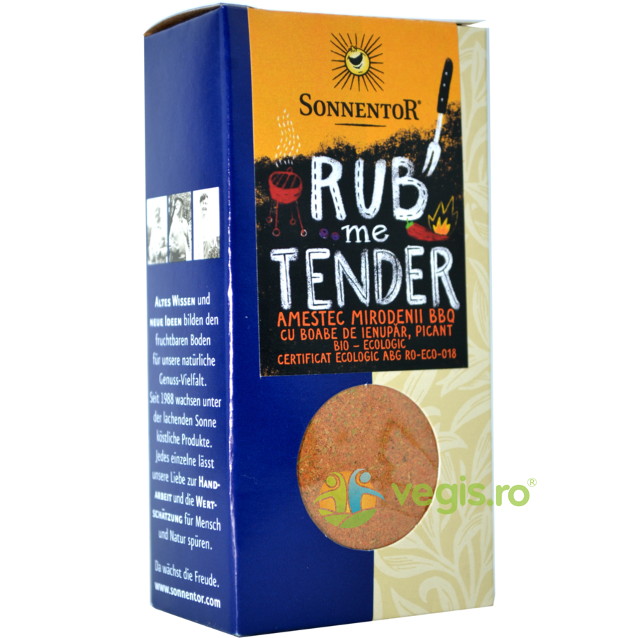 Amestec de Condimente pentru Gratar - Rub Me Tender Ecologic/Bio 60g Amestec de Condimente pentru Gratar - Rub Me Tender Ecologic/Bio 60g