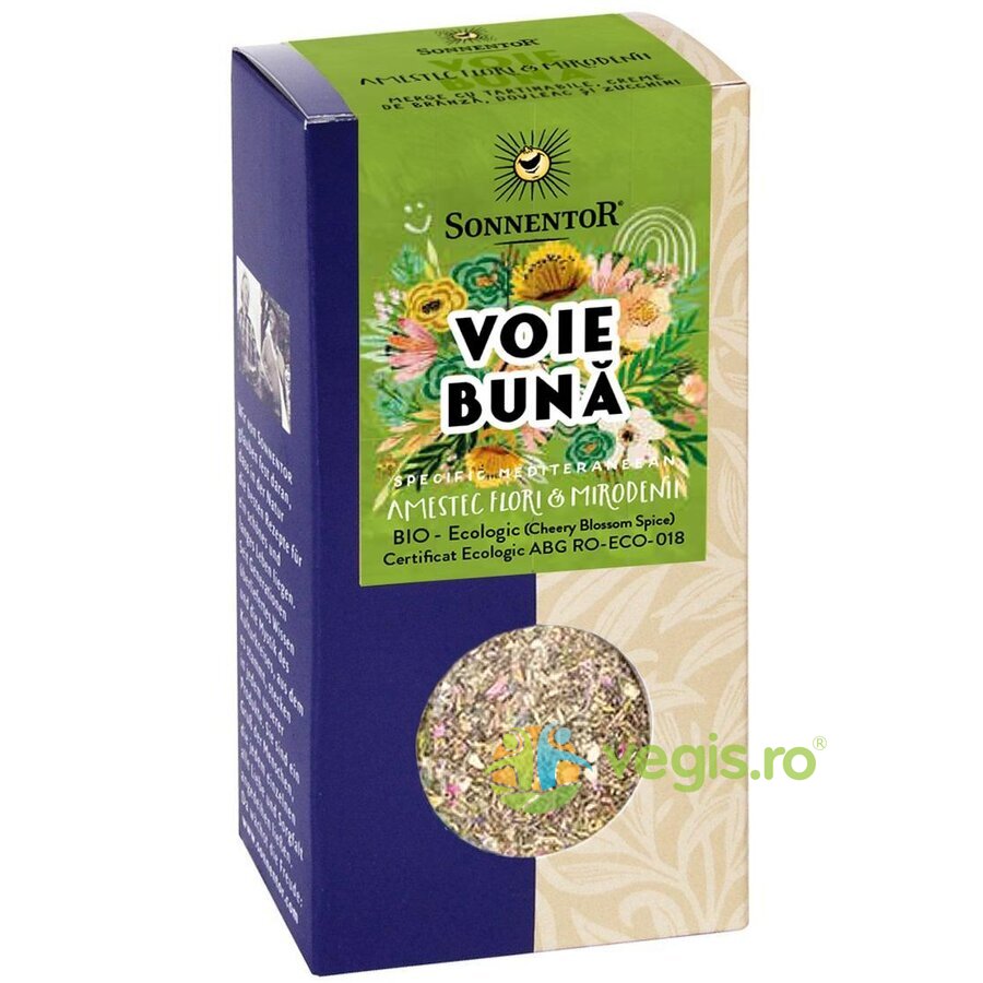 Condiment Amestec de Flori si Mirodenii Voie Buna Ecologic/Bio 25g Condiment Amestec de Flori si Mirodenii Voie Buna Ecologic/Bio 25g