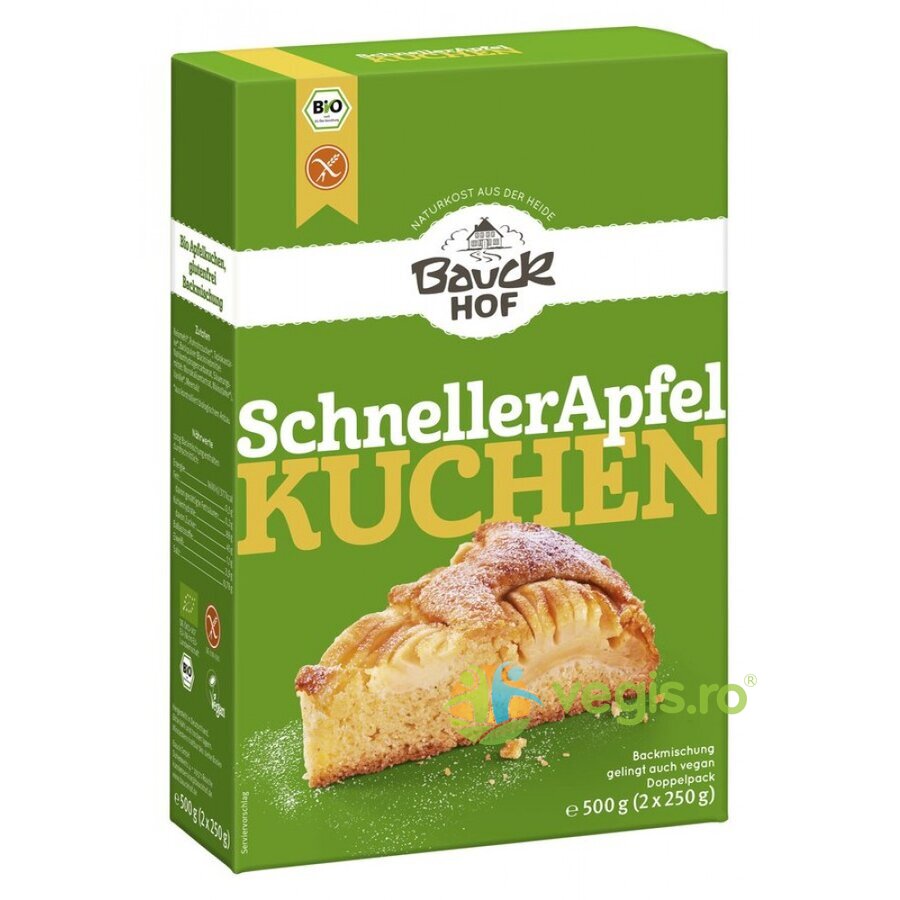 Mix de Faina pentru Placinta Rapida cu Mere Fara Gluten Ecologic/Bio 500g Mix de Faina pentru Placinta Rapida cu Mere Fara Gluten Ecologic/Bio 500g