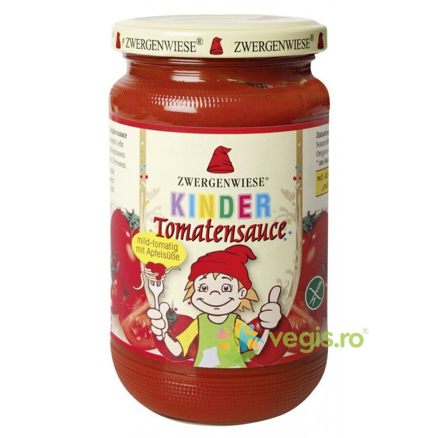 Sos de Rosii pentru Copii cu Indulcitor din Mar fara Gluten Ecologic/Bio 340ml Sos de Rosii pentru Copii cu Indulcitor din Mar fara Gluten Ecologic/Bio 340ml