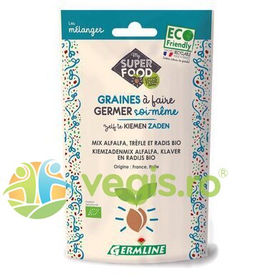 Mix Seminte de Alfalfa, Trifoi, Ridiche pentru Germinat Ecologic/Bio 150g Mix Seminte de Alfalfa, Trifoi, Ridiche pentru Germinat Ecologic/Bio 150g