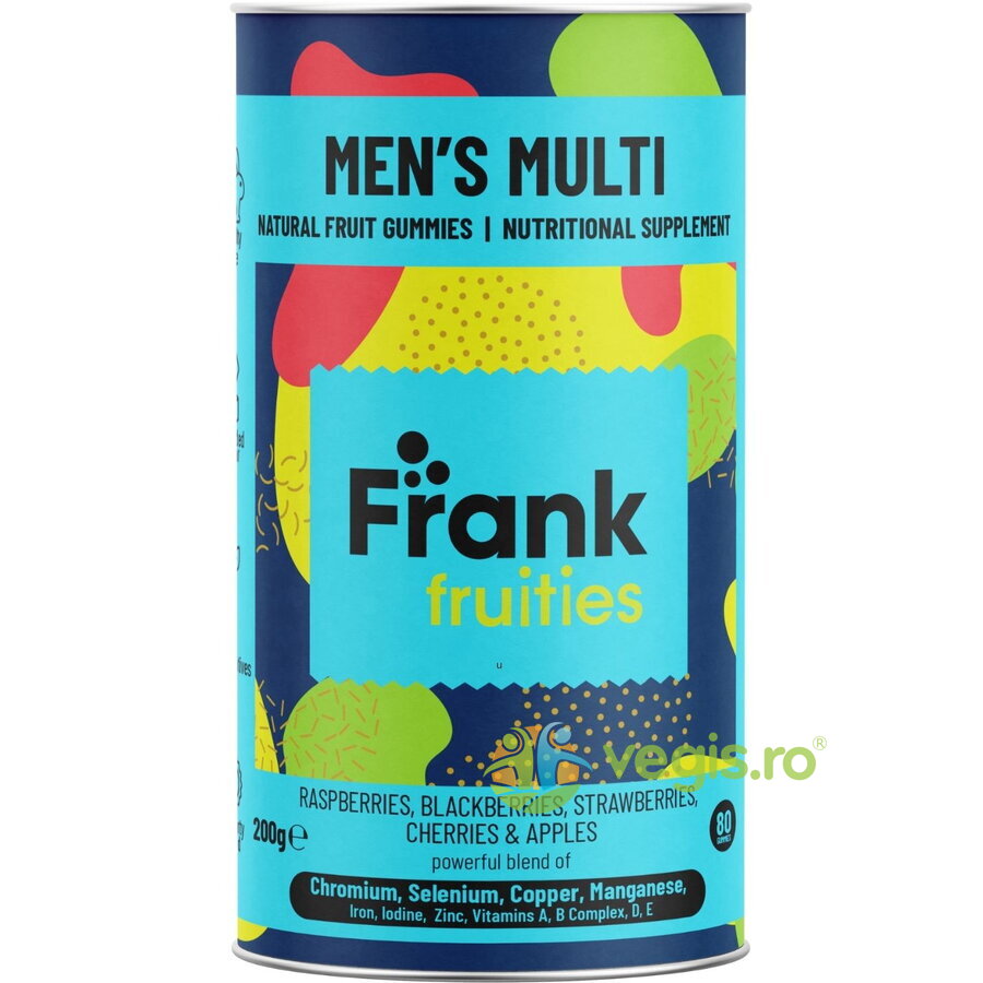 Jeleuri din Fructe (Fructe de Padure si Mar) Fortificate cu Vitamine si Minerale Men's Multi 200g Jeleuri din Fructe (Fructe de Padure si Mar) Fortificate cu Vitamine si Minerale Men's Multi 200g