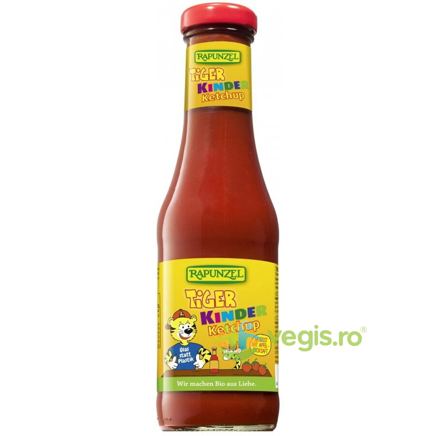 Ketchup de Tomate Indulcit cu Nectar de Mere pentru Copii Ecologic/Bio 450ml Ketchup de Tomate Indulcit cu Nectar de Mere pentru Copii Ecologic/Bio 450ml