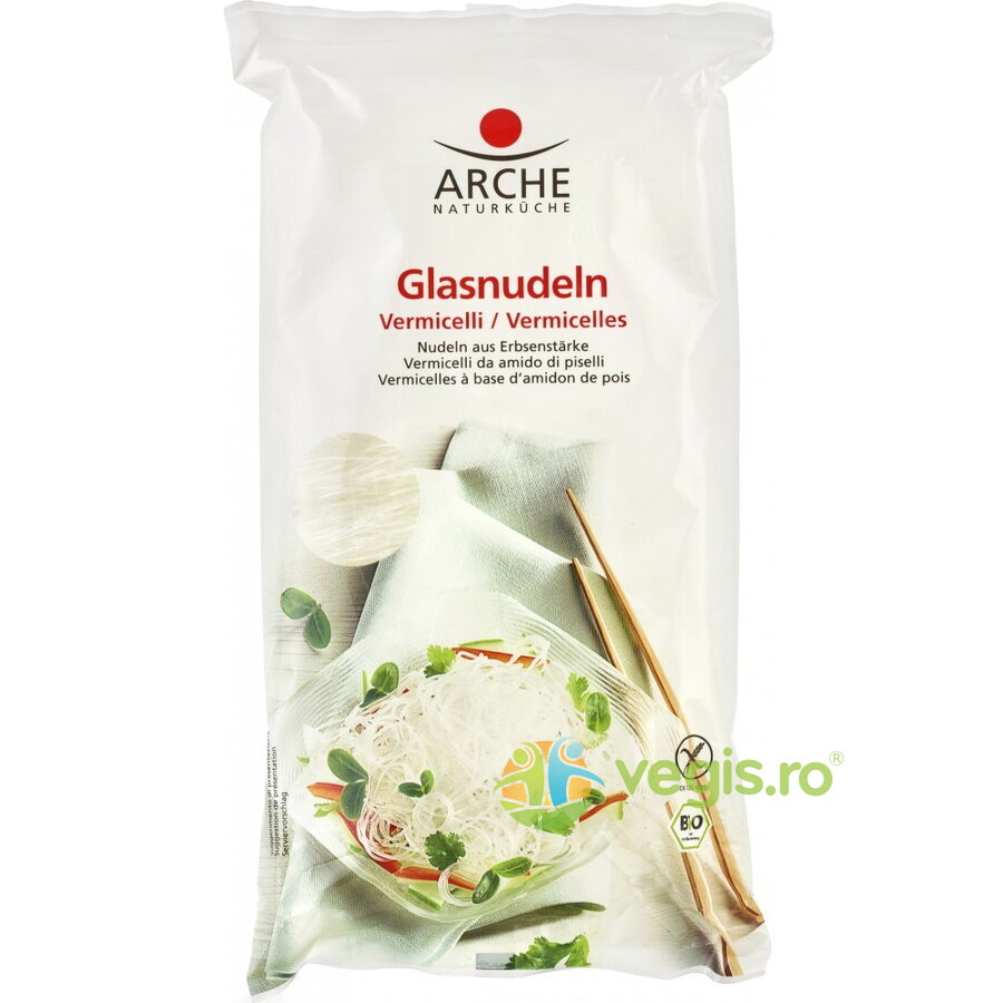 Taitei Transparenti din Amidon de Mazare fara Gluten Ecologici/Bio 200g Taitei Transparenti din Amidon de Mazare fara Gluten Ecologici/Bio 200g