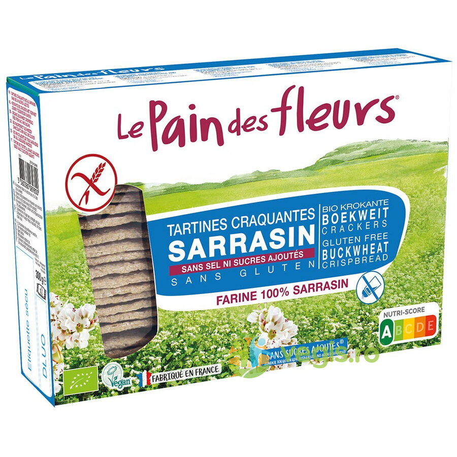 Turte Crocante cu Hrisca fara Gluten si fara Zahar Ecologice/Bio 300g Turte Crocante cu Hrisca fara Gluten si fara Zahar Ecologice/Bio 300g