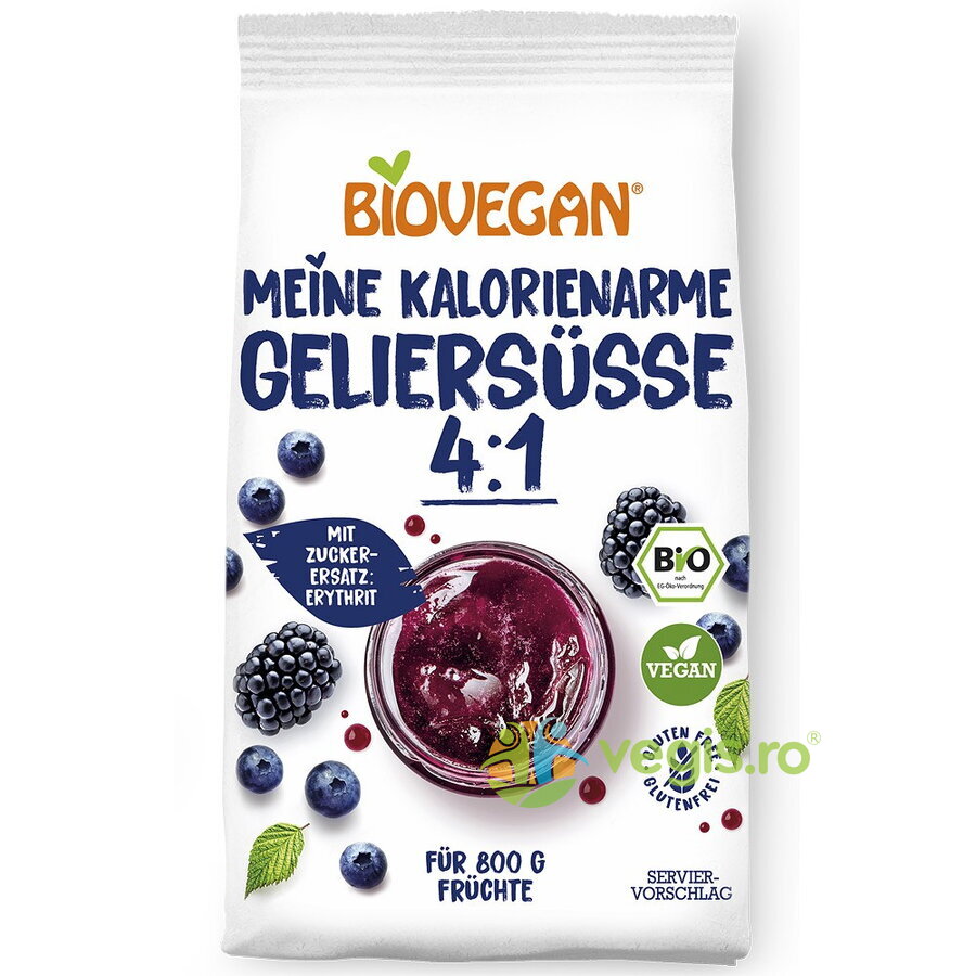 Gelifiant pentru Gemuri cu Eritritol fara Gluten Ecologic/Bio 200g Gelifiant pentru Gemuri cu Eritritol fara Gluten Ecologic/Bio 200g