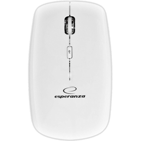 Mouse Saturn alb, optic, wireless, 1600 dpi, 2.4 GHz Mouse Saturn alb, optic, wireless, 1600 dpi, 2.4 GHz