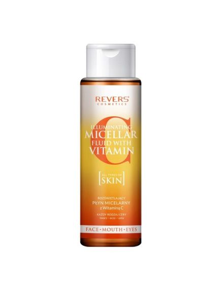 Apa micelara cu efect iluminator, cu vitamina C si extract din fructe de acai, Revers,400ml Engros Apa micelara cu efect iluminator, cu vitamina C si extract din fructe de acai, Revers,400ml Engros