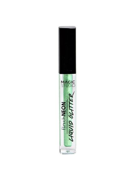 Fard de pleoape Neon Liquid Glitter Magic Studio 32009, 5 ml, verde Engros Fard de pleoape Neon Liquid Glitter Magic Studio 32009, 5 ml, verde Engros