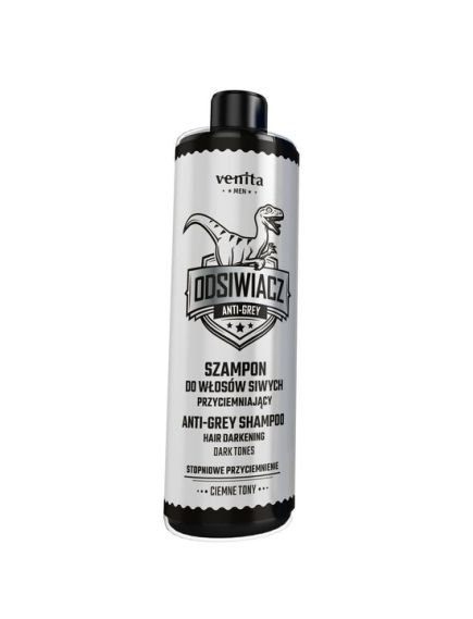 Sampon anti-incaruntire pentru barbati, tonuri inchise, Venita Men AntiGrey, 200ml Engros Sampon anti-incaruntire pentru barbati, tonuri inchise, Venita Men AntiGrey, 200ml Engros