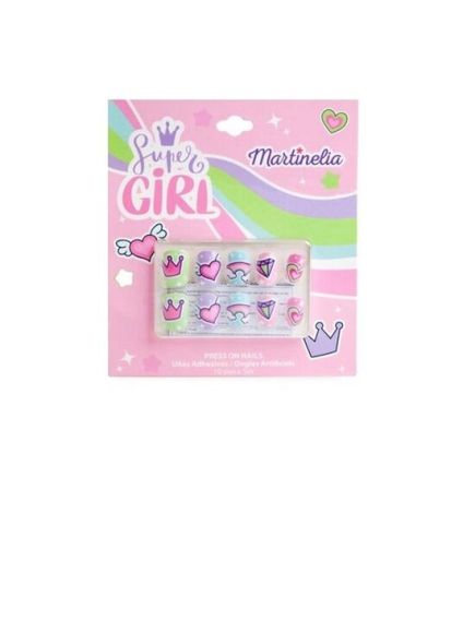 Set 10 unghii false Unicorn Nails, cu adeziv Press-On, pentru fetite, Martinelia 62500 Engros Set 10 unghii false Unicorn Nails, cu adeziv Press-On, pentru fetite, Martinelia 62500 Engros