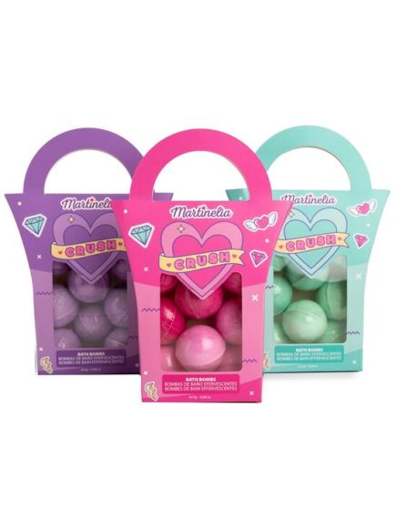 Set 12 pachete bile efervescente de baie Crush Martinelia 91500 Engros Set 12 pachete bile efervescente de baie Crush Martinelia 91500 Engros