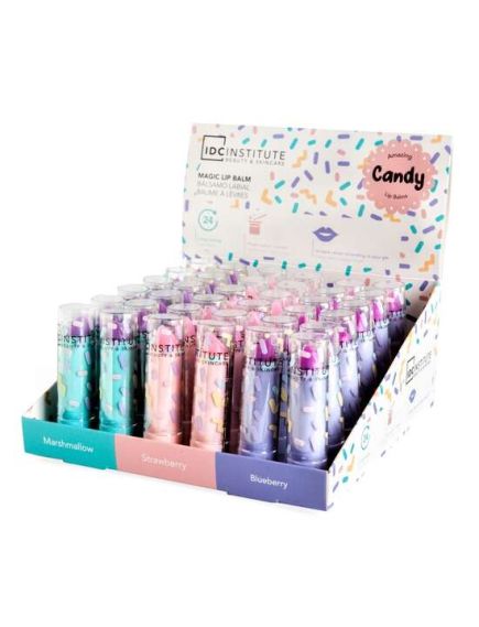 Set 24 bucati Balsam de buze cu aroma Candy Magic IDC Institute 24800 Engros Set 24 bucati Balsam de buze cu aroma Candy Magic IDC Institute 24800 Engros
