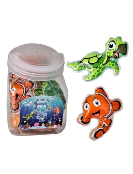Set 24 Doze gel de dus cu aroma de portocala sau mar Under The Sea Accentra 8155840, 24x50 ml Engros Set 24 Doze gel de dus cu aroma de portocala sau mar Under The Sea Accentra 8155840, 24x50 ml Engros