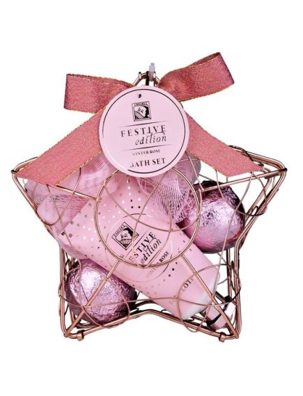 Set cadou produse de baie, Festive Edition, Accentra, 6058386, aroma de trandafir Engros Set cadou produse de baie, Festive Edition, Accentra, 6058386, aroma de trandafir Engros