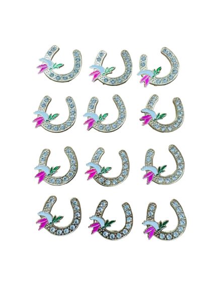Set En-gros 12 Brose Martisor marime mica, 3.5cm, Potcoava Norocoasa Set En-gros 12 Brose Martisor marime mica, 3.5cm, Potcoava Norocoasa