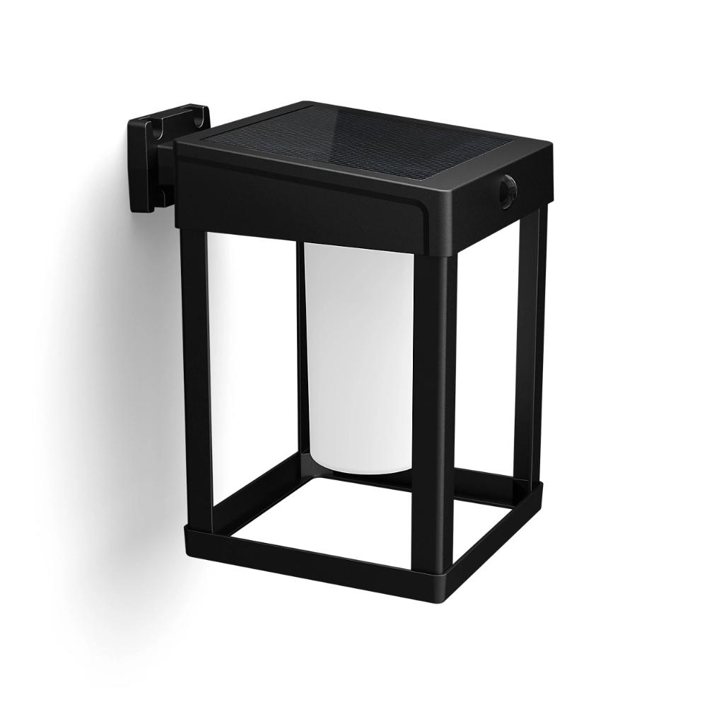 Aplica exterior Philips Camill, LED,cu senzor, 1.4 W, plastic, patrat, negru Aplica exterior Philips Camill, LED,cu senzor, 1.4 W, plastic, patrat, negru