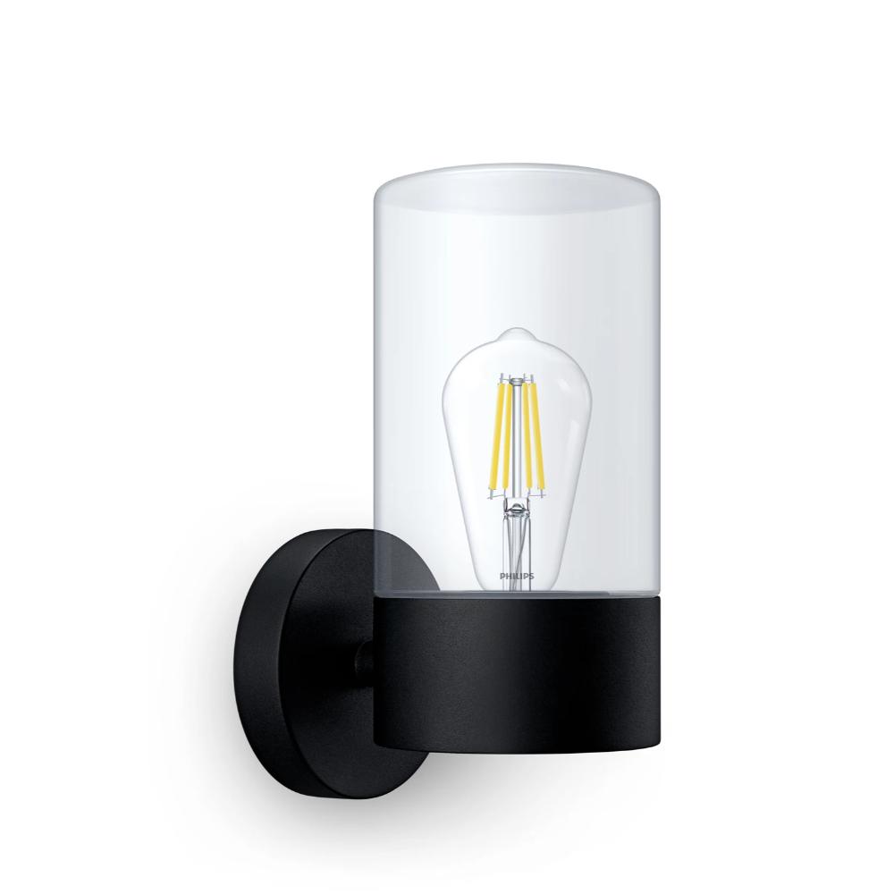 Aplica exterior Philips Flareon Max, 25 W, soclu E27 aluminiu, negru, IP44 Aplica exterior Philips Flareon Max, 25 W, soclu E27 aluminiu, negru, IP44