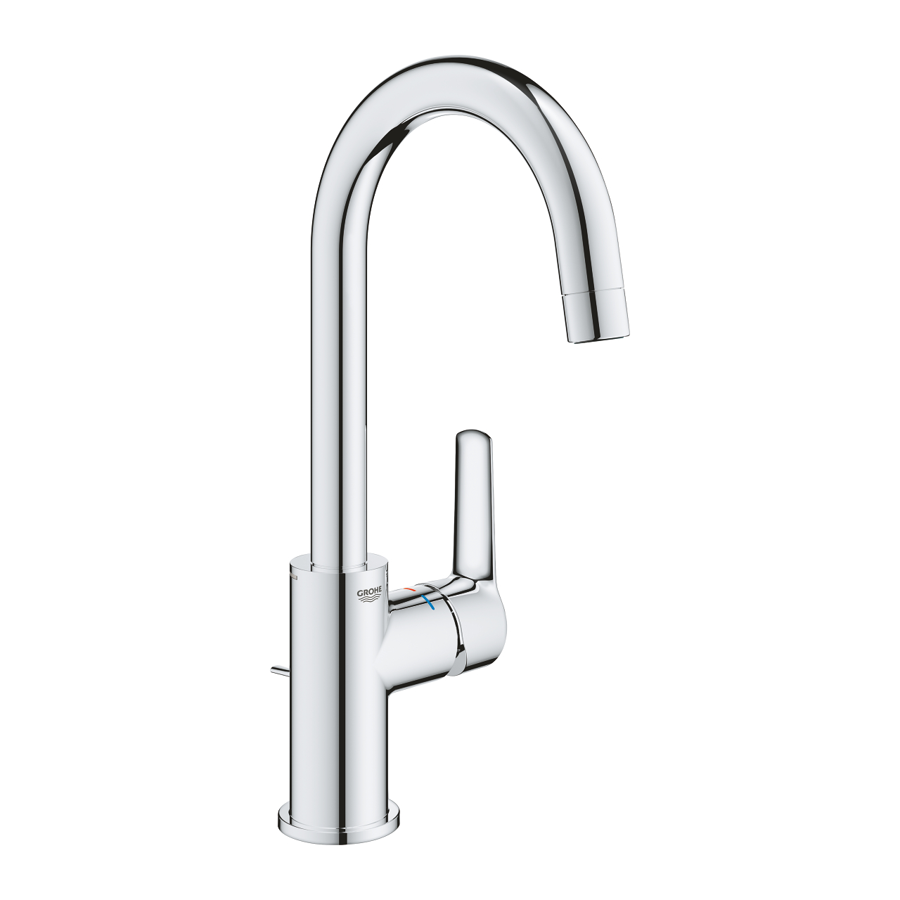 Baterie lavoar Grohe Start L-size, alama, monocomanda, argintiu Baterie lavoar Grohe Start L-size, alama, monocomanda, argintiu