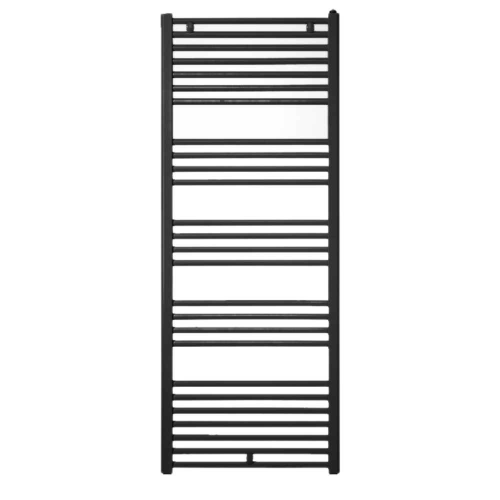 Calorifer baie Purmo Banga, portprosop, negru, otel, 600 x 1537 mm, accesorii incluse Calorifer baie Purmo Banga, portprosop, negru, otel, 600 x 1537 mm, accesorii incluse