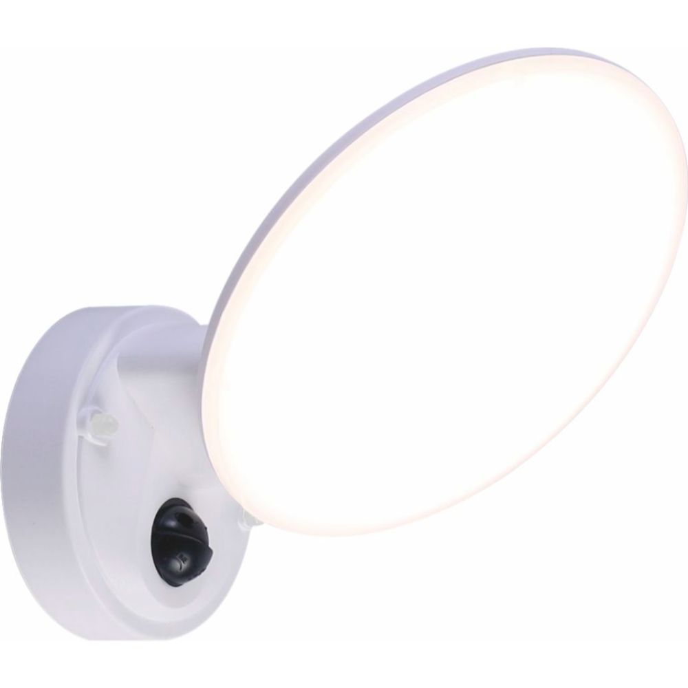 Aplica exterior Ossett, alb, 1 x LED, IP44, 12W, senzor miscare Aplica exterior Ossett, alb, 1 x LED, IP44, 12W, senzor miscare