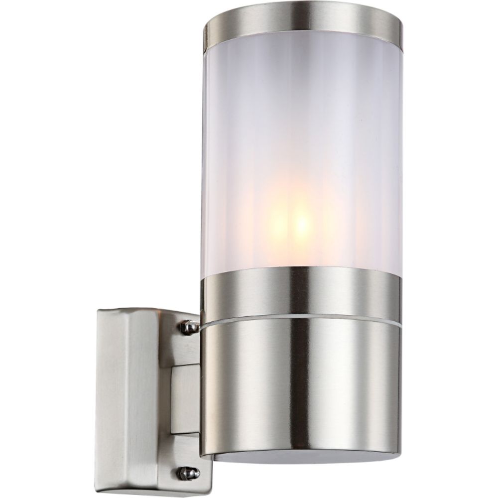 Aplica exterior Xeloo, inox, 1 sursa de iluminat, IP44, 1 x 60 W, 102 x 155 x 24 mm Aplica exterior Xeloo, inox, 1 sursa de iluminat, IP44, 1 x 60 W, 102 x 155 x 24 mm