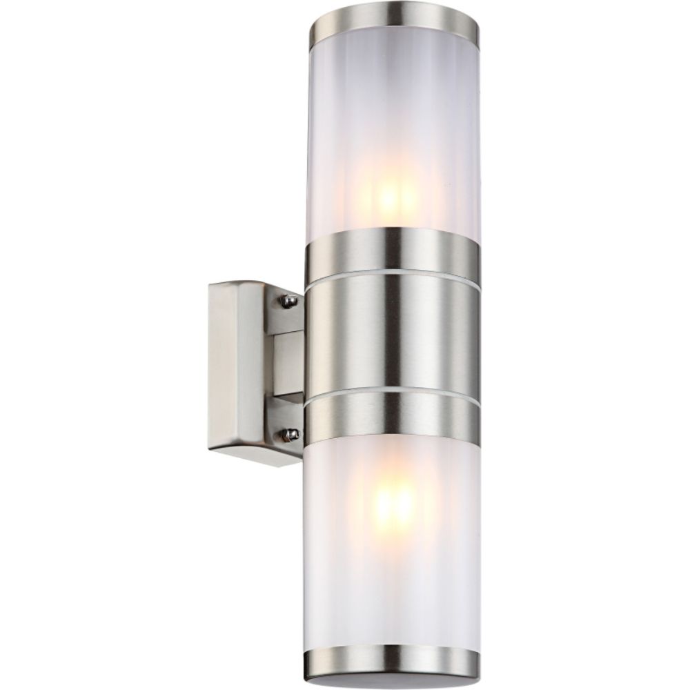 Aplica exterior Xeloo, inox, doua surse de iluminat, IP44, 2 x 60 W, 102 x 155 x 37 mm Aplica exterior Xeloo, inox, doua surse de iluminat, IP44, 2 x 60 W, 102 x 155 x 37 mm